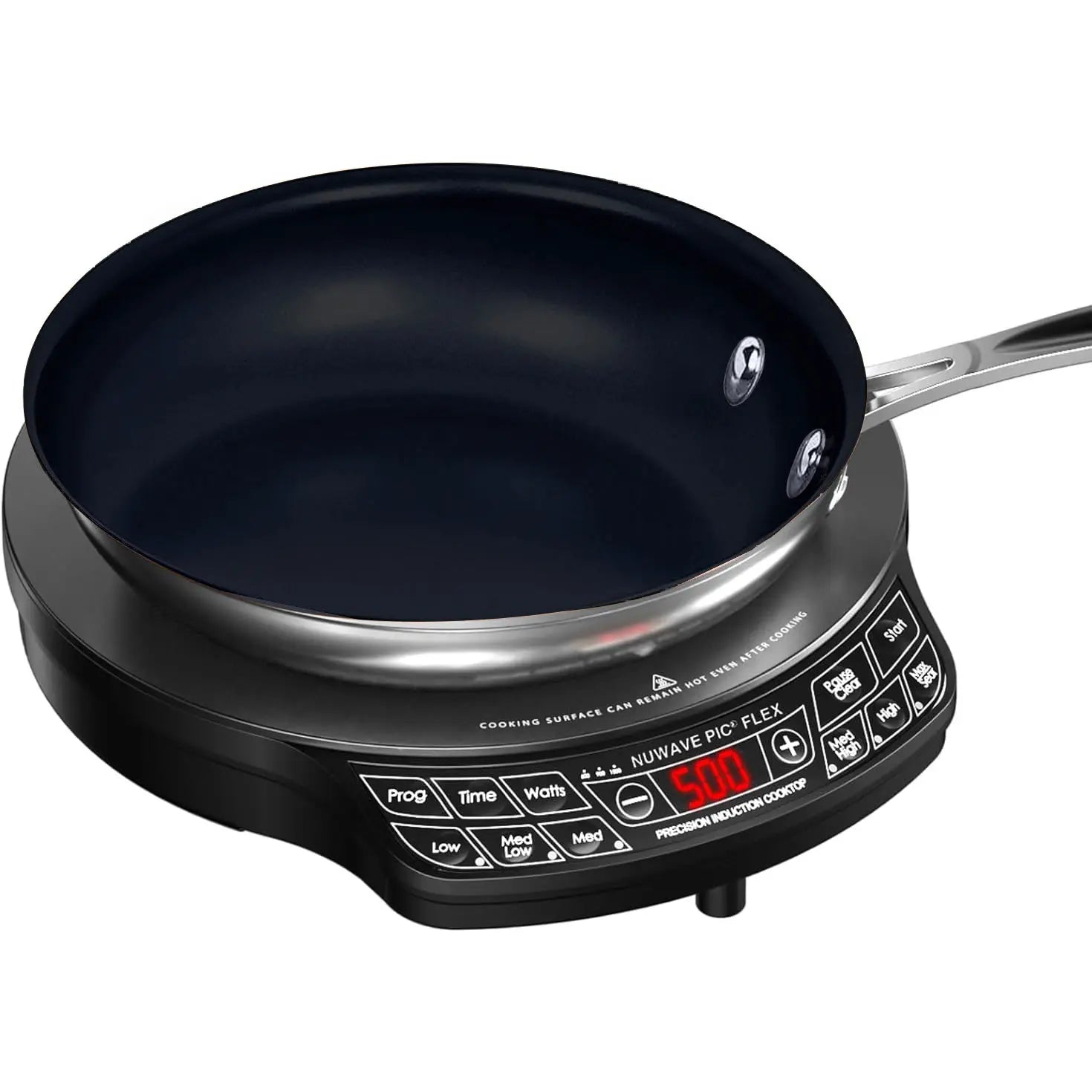 NuWave 2024 30532 Pic Flex Precision Induction Cooktop With 9”Fry Pan Black Nib