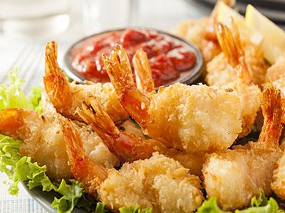 Air-Fried Shrimp with Cocktail Sauce