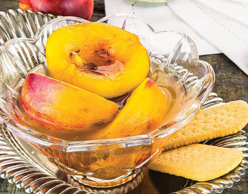 Poached Peaches in Amaretto - Nuwave