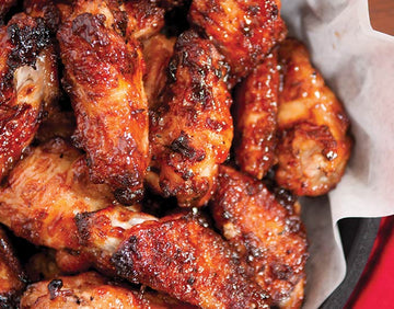 BBQ Wings with Pink Peppercorns