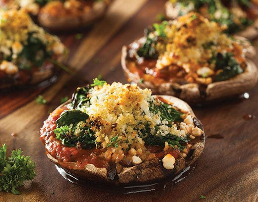 Blue Bacon-Stuffed Mushrooms - Nuwave