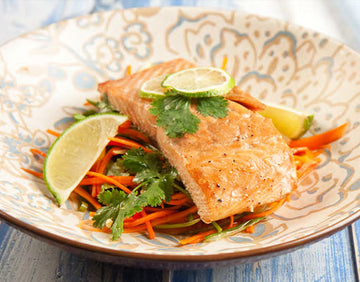 Salmon with Cilantro-Lime Adobo