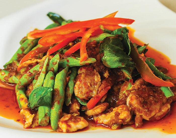Pork with Spicy Green Beans - Nuwave