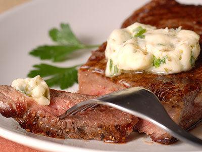 Broiled Sirloin Steak with Classic Steak Butter - Nuwave
