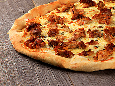 Sausage and Fontina Cheese Pizza