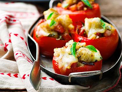 Italian Cheese Stuffed Roma Tomatoes - Nuwave