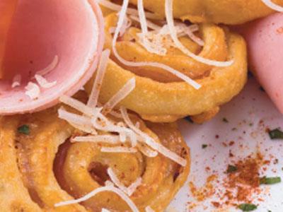 Ham & Cheese Pinwheels - Nuwave