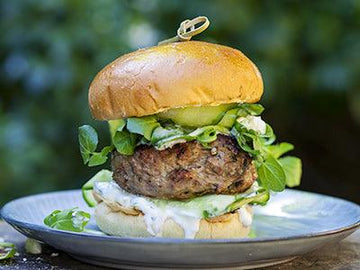 Lamb Burgers with Mint Sauce - Nuwave