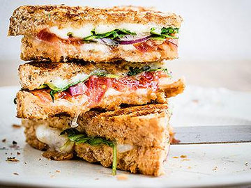 Broiled Vegetable and Mozzarella Panini - Nuwave