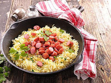 Smoked Sausage Rice Skillet - Nuwave