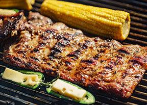 Pork Spare Ribs with Zucchini and Corn - Nuwave