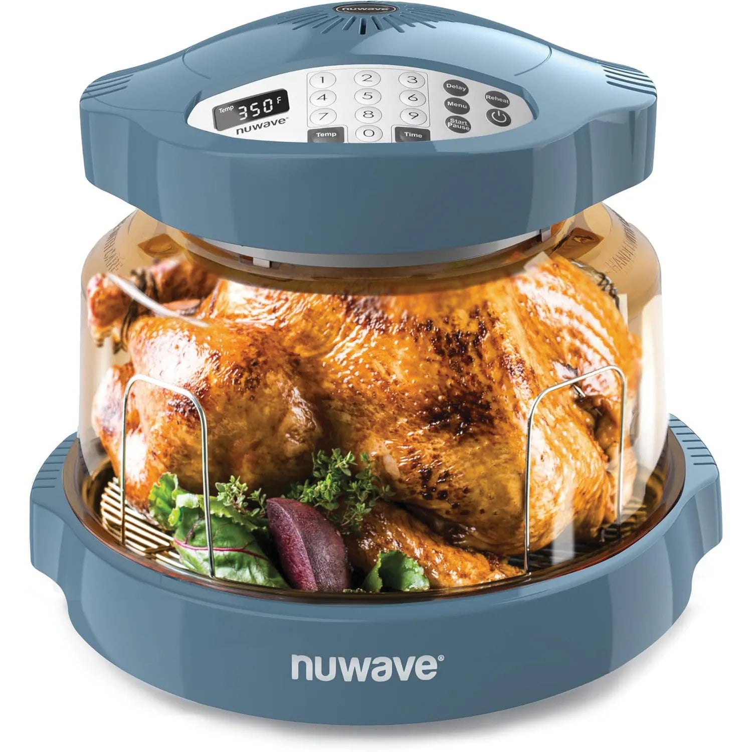 Nuwave discount Pro Infrared Oven 20633 Black W/ 2Trays And Amber Dome