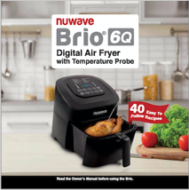 NuWave Brio Digital Air Fryer 6 quart – WarrantyExtension