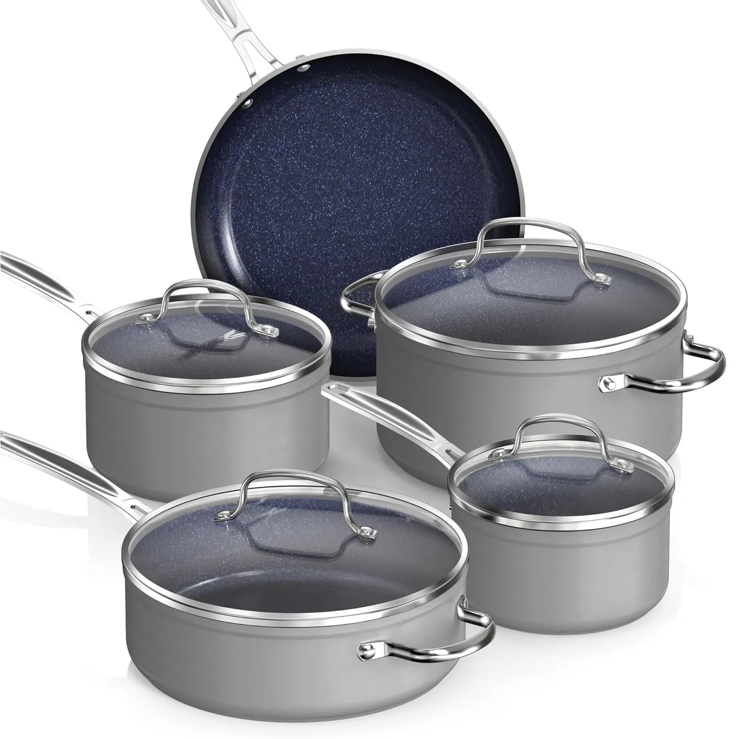 Non Stick Induction Cookware: Nuwave Duralon Blue 9-Piece